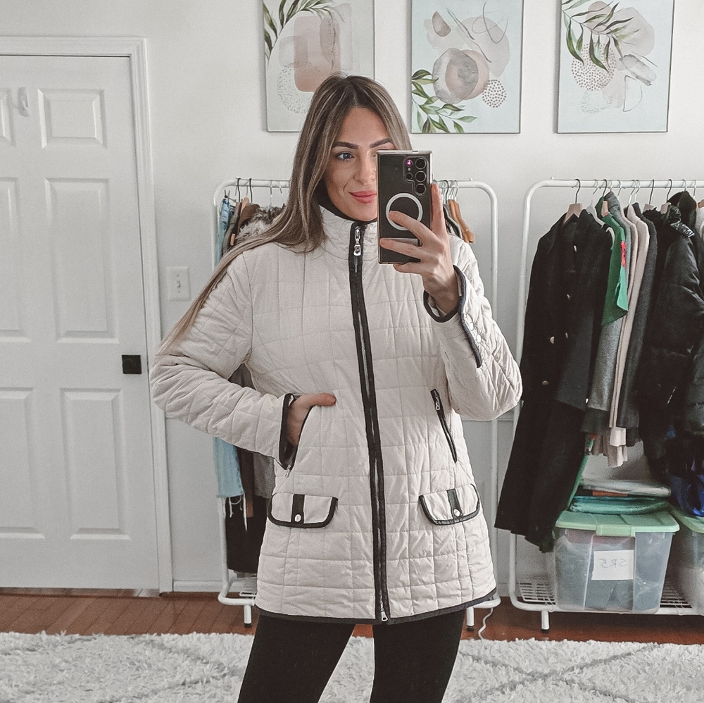 Bogner Goan Thylmann cream puffer down jacket size M - Picture 2 of 16